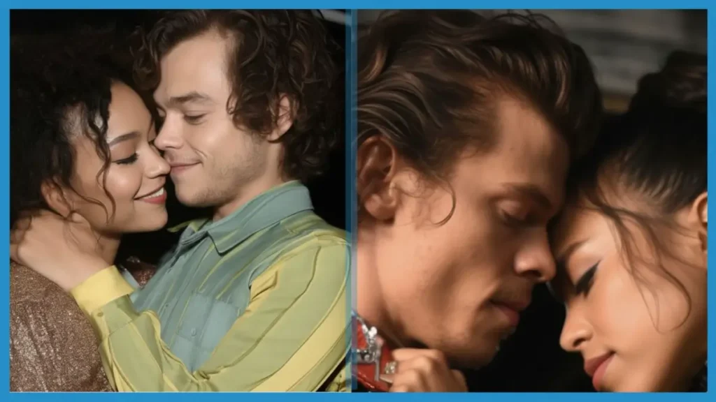 Harry Styles and Taylor Russell